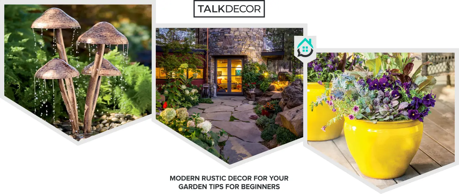 Modern Rustic Decor for Your Garden: Tips for Beginners
