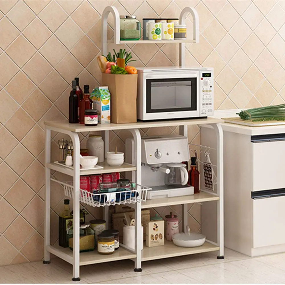 15 Easy and Multi-function Kitchen Rack Ideas - Talkdecor