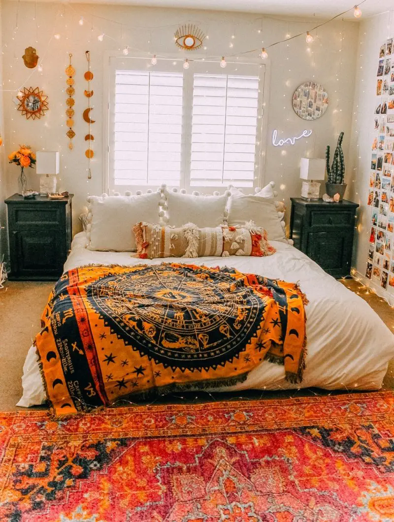 27 Bohemian Bedroom Ideas that Will be Your Favorite - Talkdecor