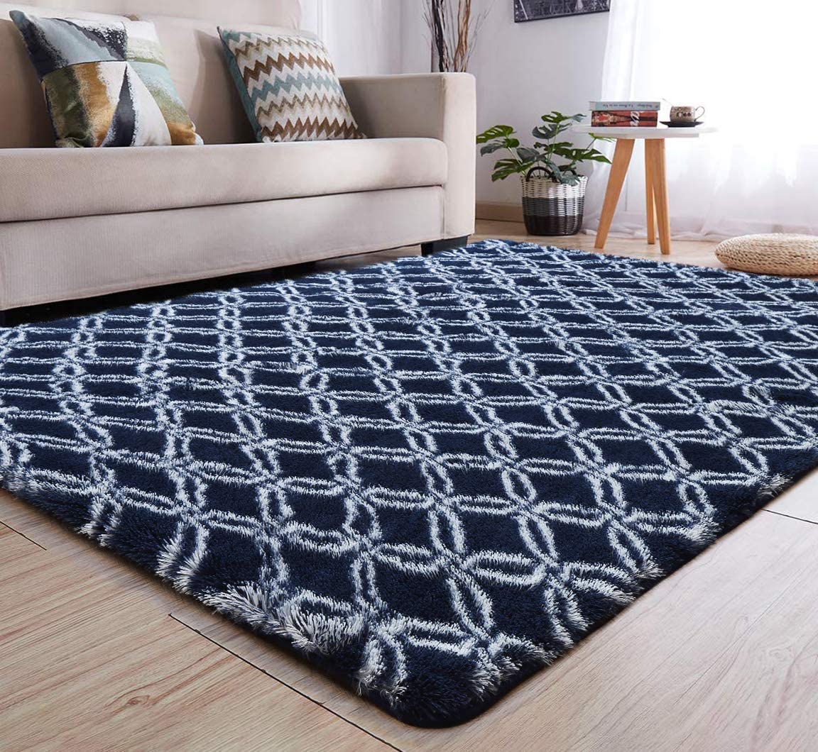 Comfortable Living Room Decor With 10 Patterned Rugs - Talkdecor