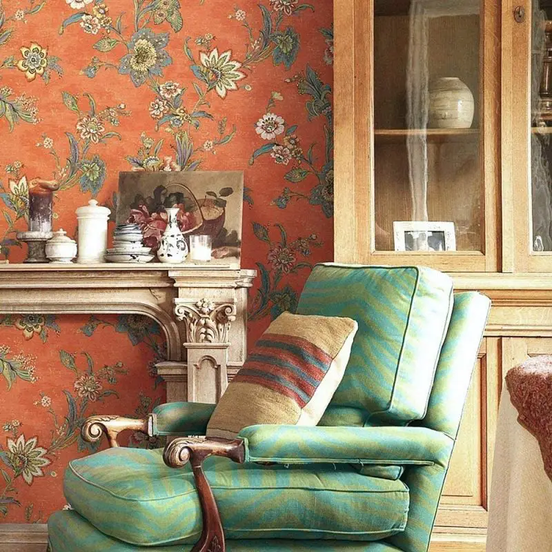 10 Brilliant Living Room Color Scheme With Wallpaper Ideas - Talkdecor