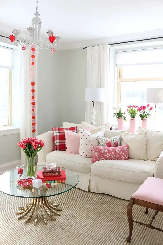 10 Romantic Living Room Design Ideas for Valentines Day Talkdecor