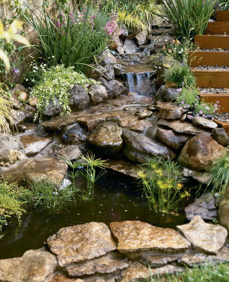 Diy Garden Pond Waterfall For Your Back Yard Talkdecor