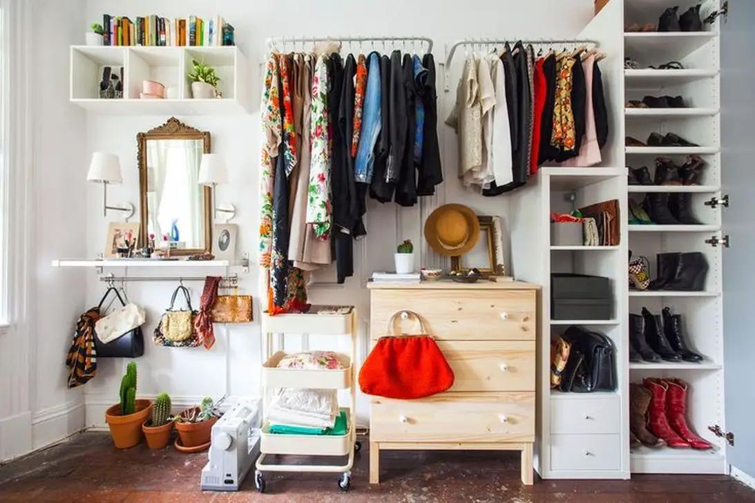 10 The Best Design An Organised Open Wardrobe Talkdecor