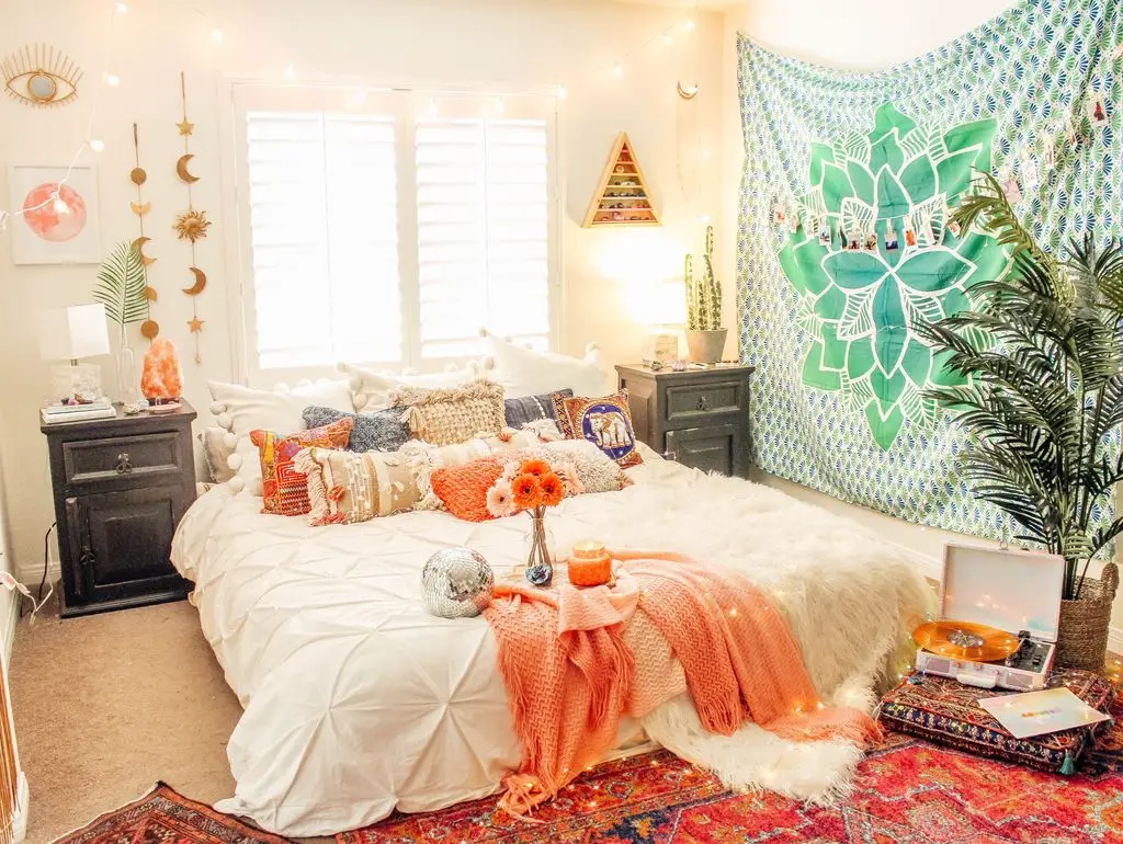 10 Bohemian Bedroom Decor Ideas that are Comfortable to Stay - Talkdecor