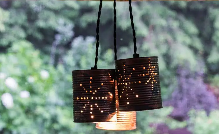 10 Outdoor Lighting Ideas with Recycled Goods - Talkdecor