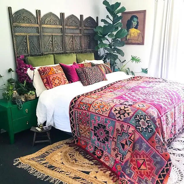 45 Creative Bohemian Bedroom Decor Ideas to Inspire You - Talkdecor