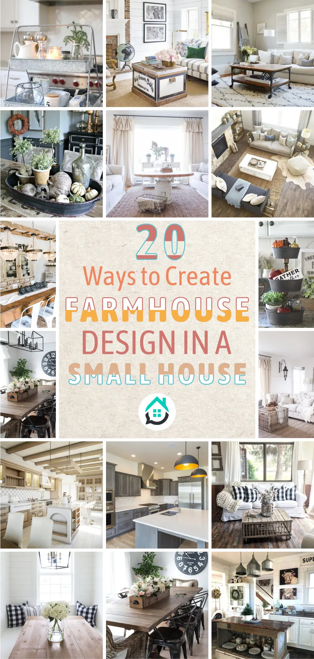 20 Ways to Create Farmhouse Design in A Small House   Talkdecor