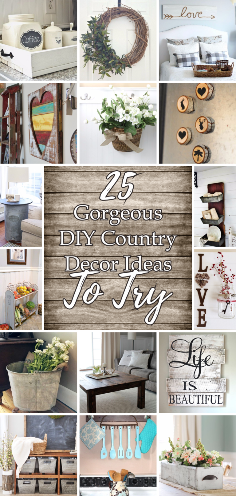 25 Gorgeous DIY Country Decor Ideas To Try Talkdecor   25 Gorgeous DIY Country Decor Ideas To Try 1 768x1613 