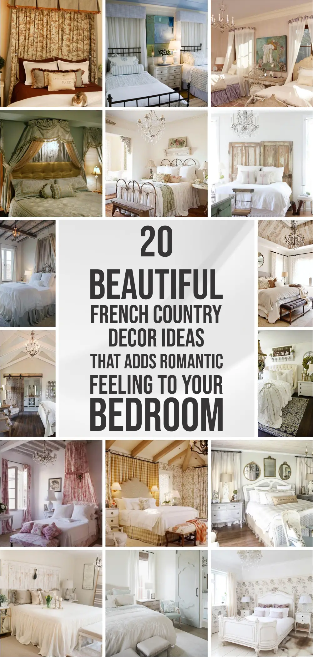 20 Beautiful French Country Decor Ideas That Adds Romantic Feeling To Your Bedroom Talkdecor - French Country Style Bedroom Decorating Ideas