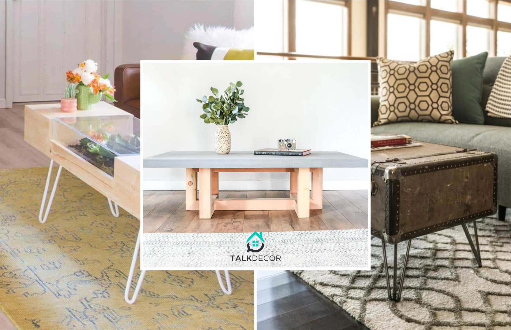 25 Cool and Creative DIY Coffee Table Ideas for your Small Living Room