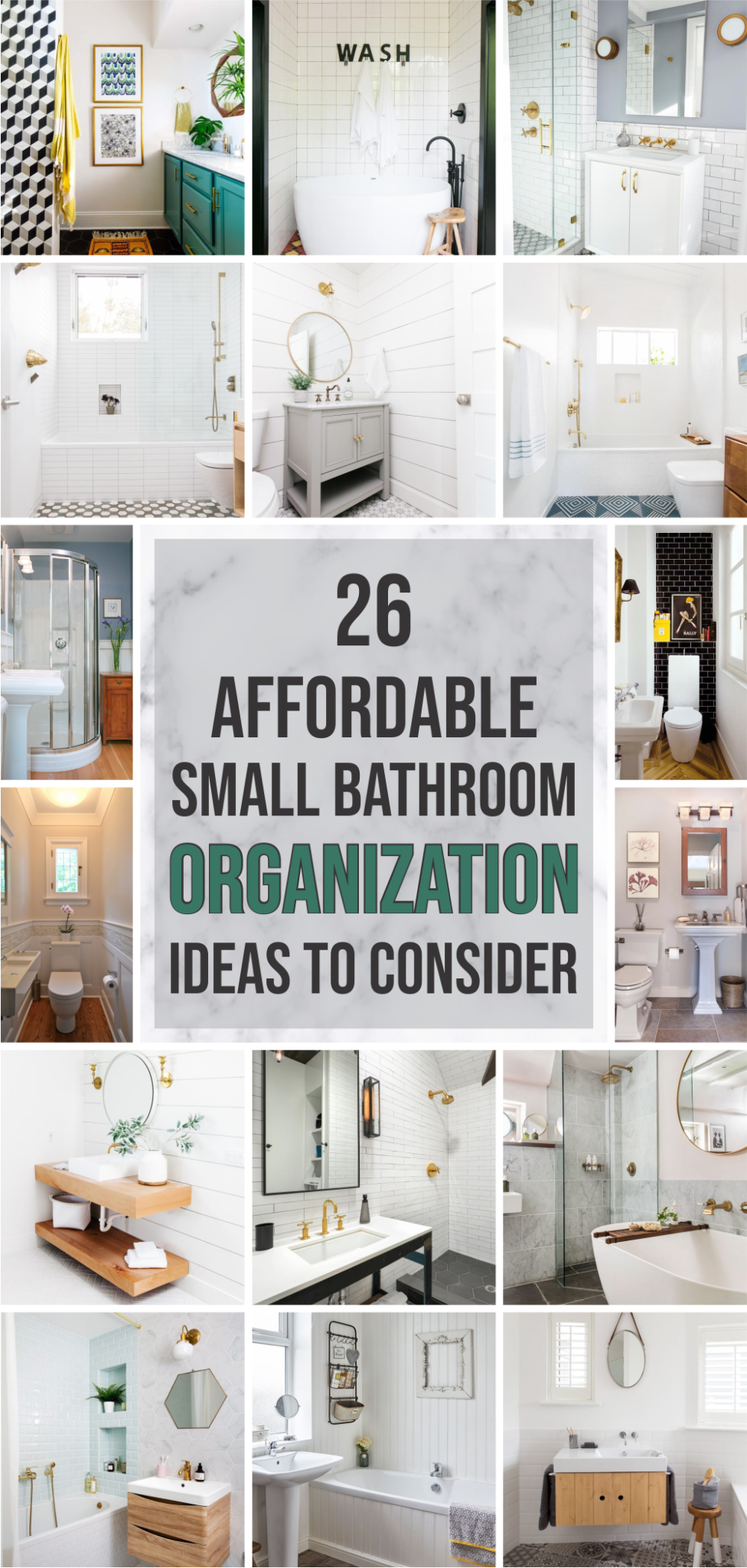 26 Affordable Small Bathroom Organization Ideas to Consider - Talkdecor