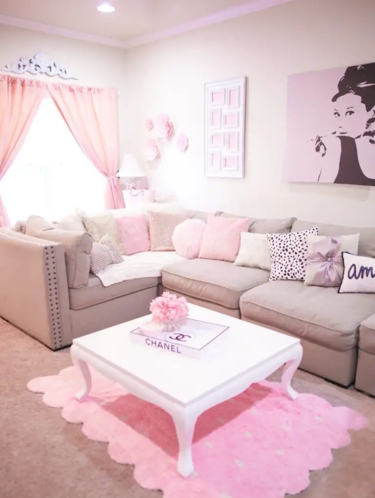 Girly Glamour in a Small Apartment