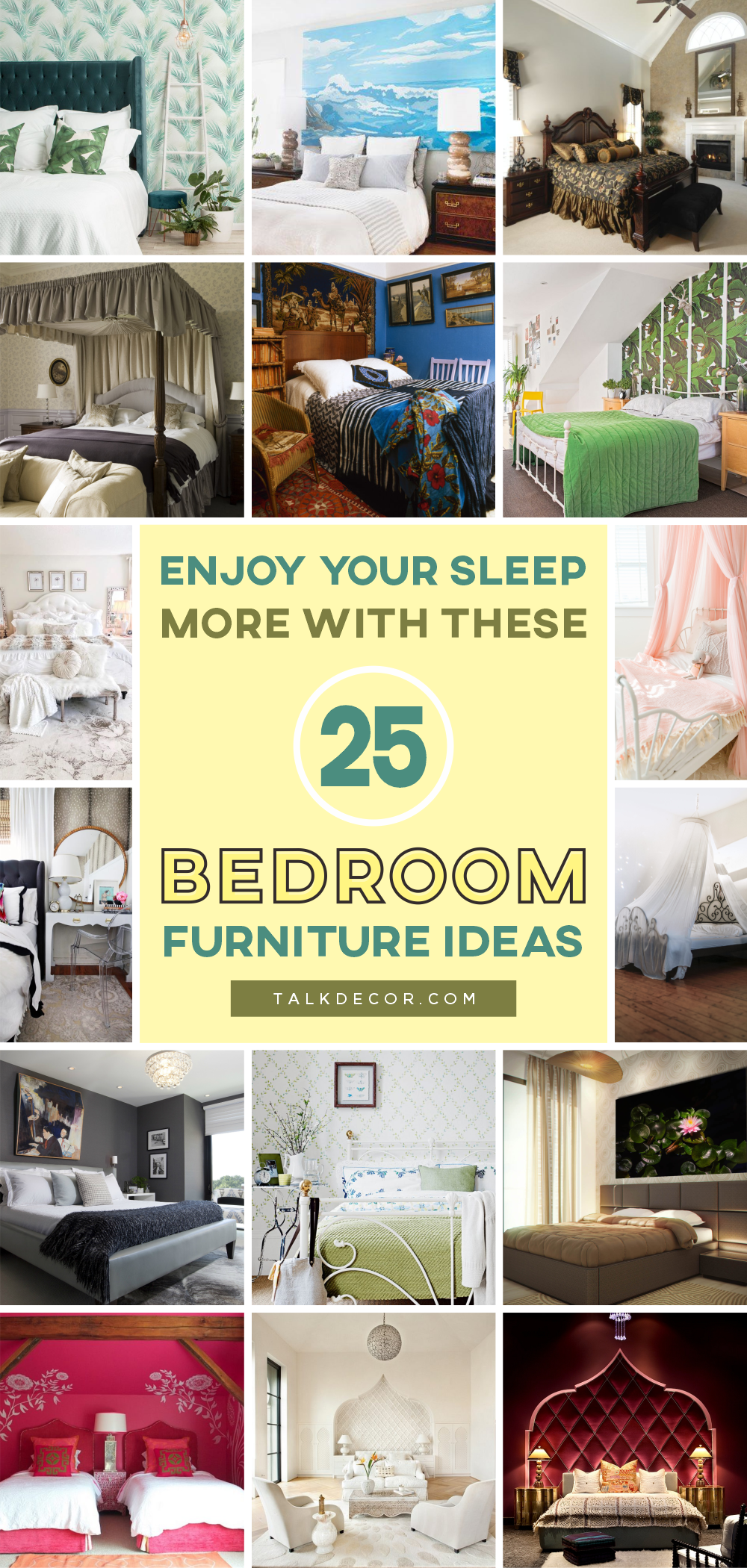 Enjoy Your Sleep More with These 25 Bedroom Furniture Ideas - Talkdecor