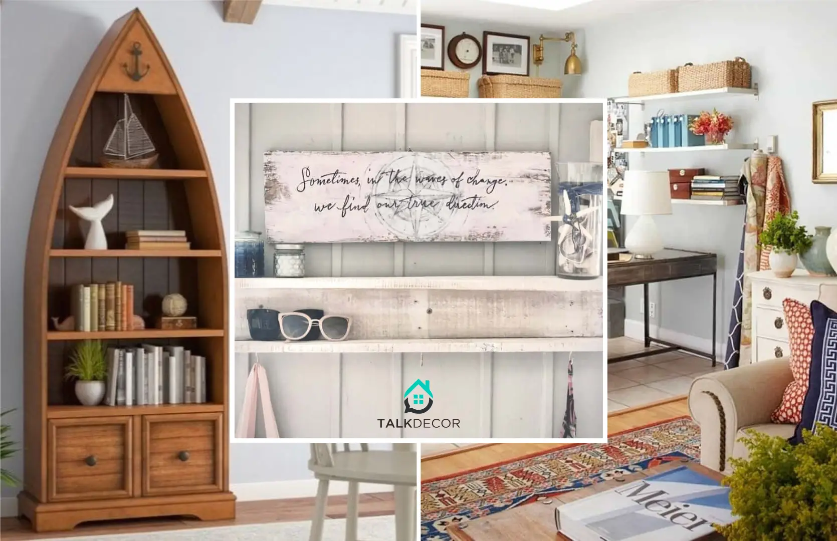 10 Ways to Style Your Shelves for a Coastal Look