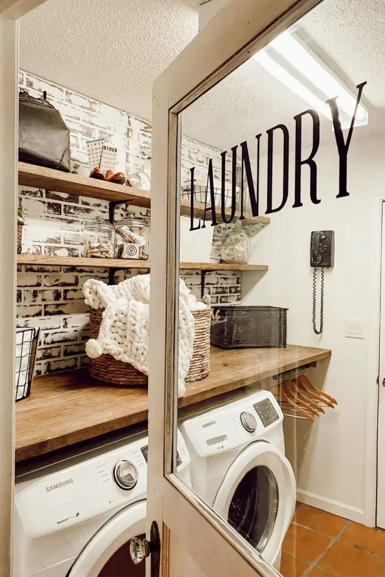 Brilliant DIY Laundry Room Storage Inspirations - Talkdecor