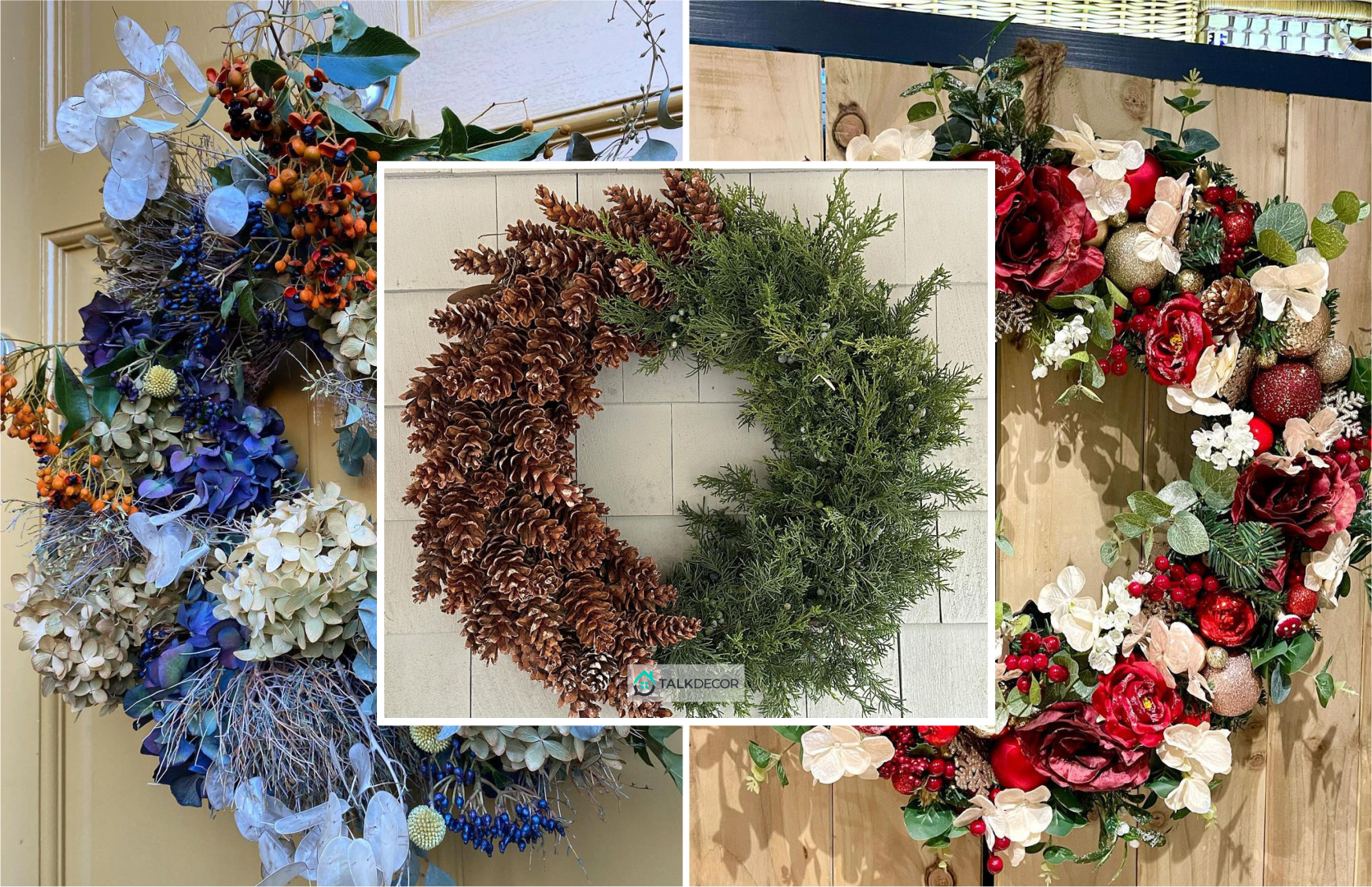 25 Ideas for Winter Wreath Designs