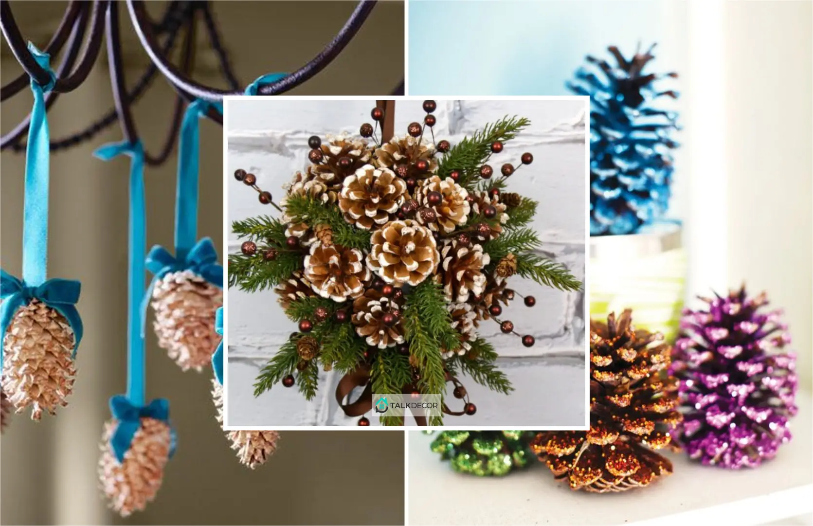 45 Interesting Pinecone Crafts for Home Decor Needs