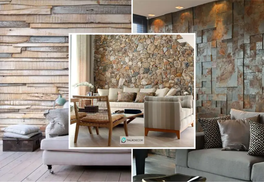 50 Artistic Textured Wall Designs - Talkdecor