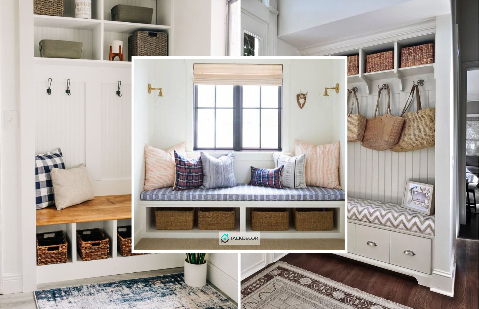 15 Stylish Built-In Bench Designs for Your Entryway - Talkdecor