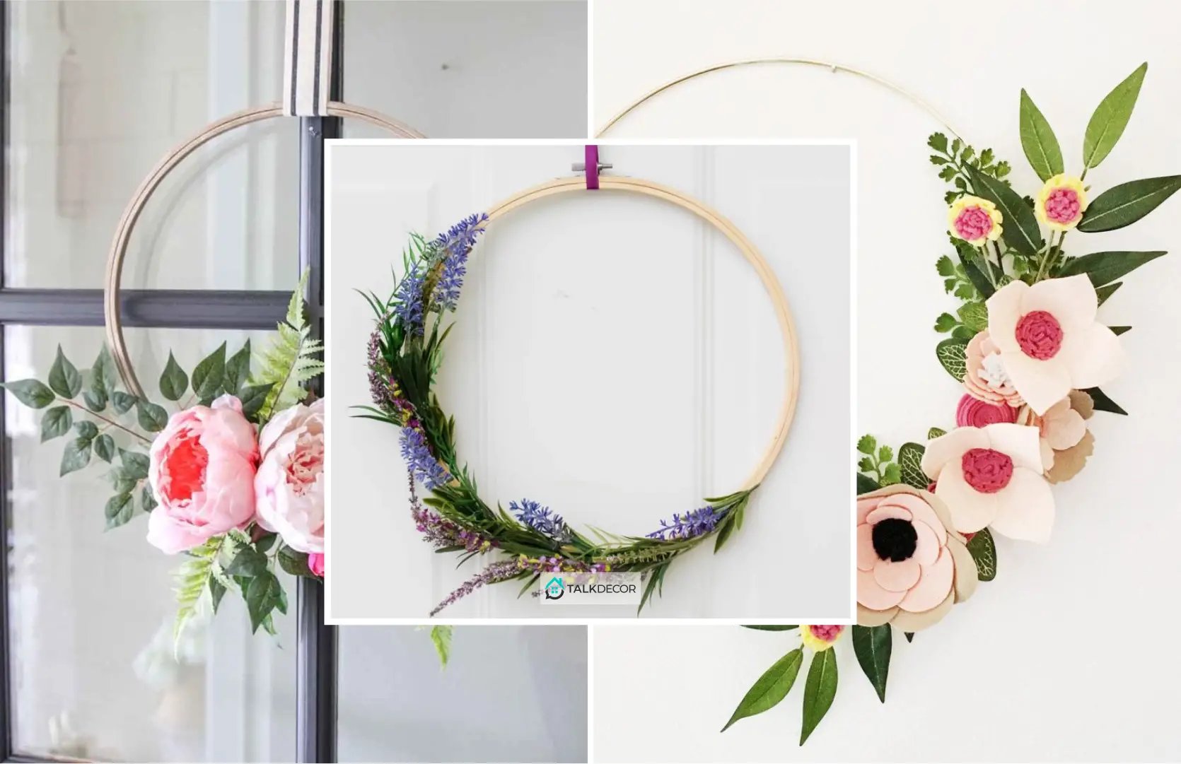 How to Use Hoops to Make Wreaths