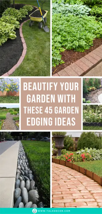 Beautify Your Garden with these 45 Garden Edging Ideas - Talkdecor