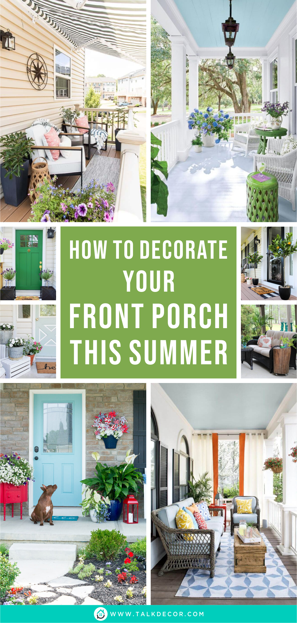 How to Decorate Your Front Porch this Summer - Talkdecor