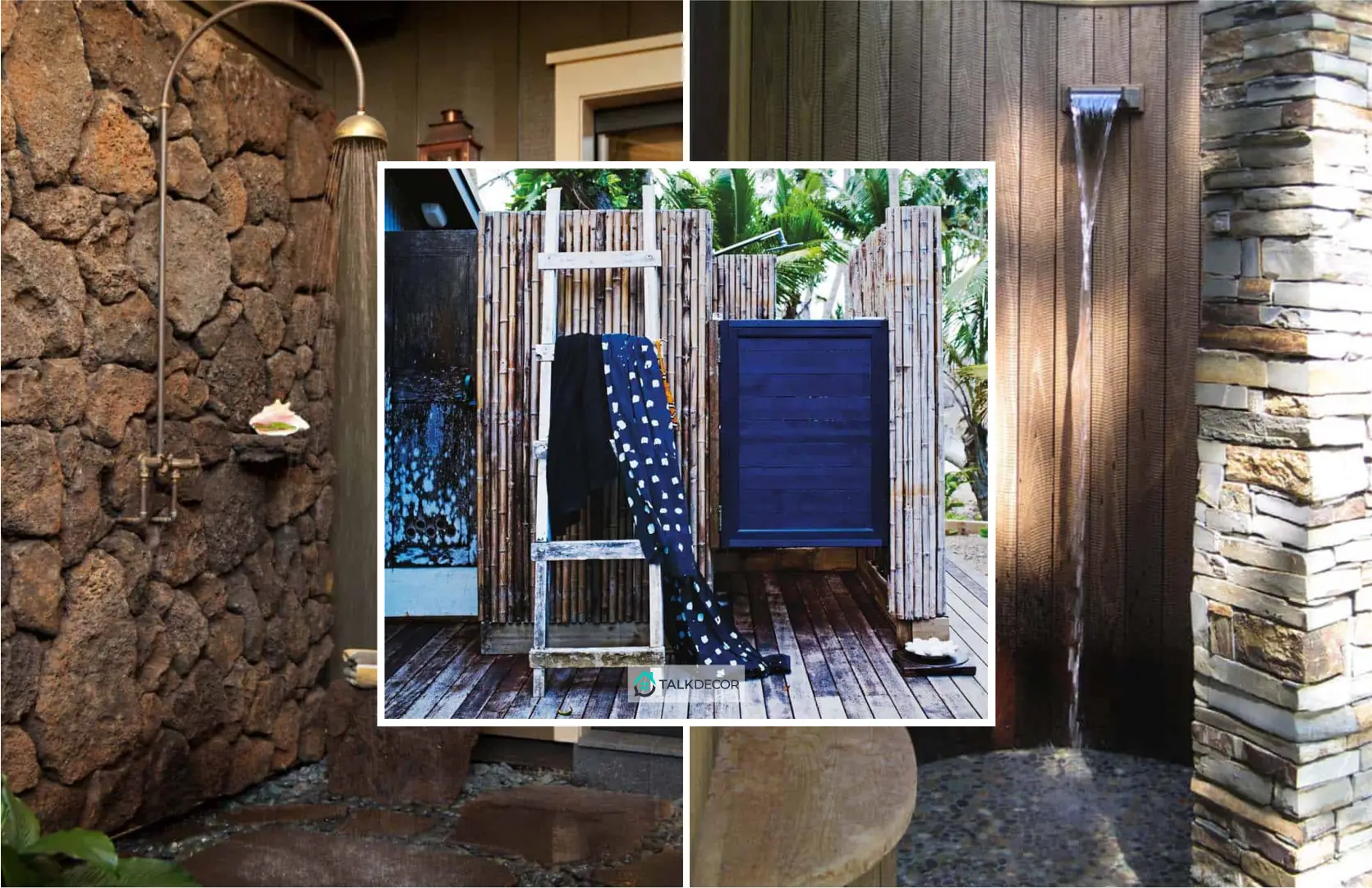 60 Outdoor Shower Design Ideas for Your After Summer Pool Time