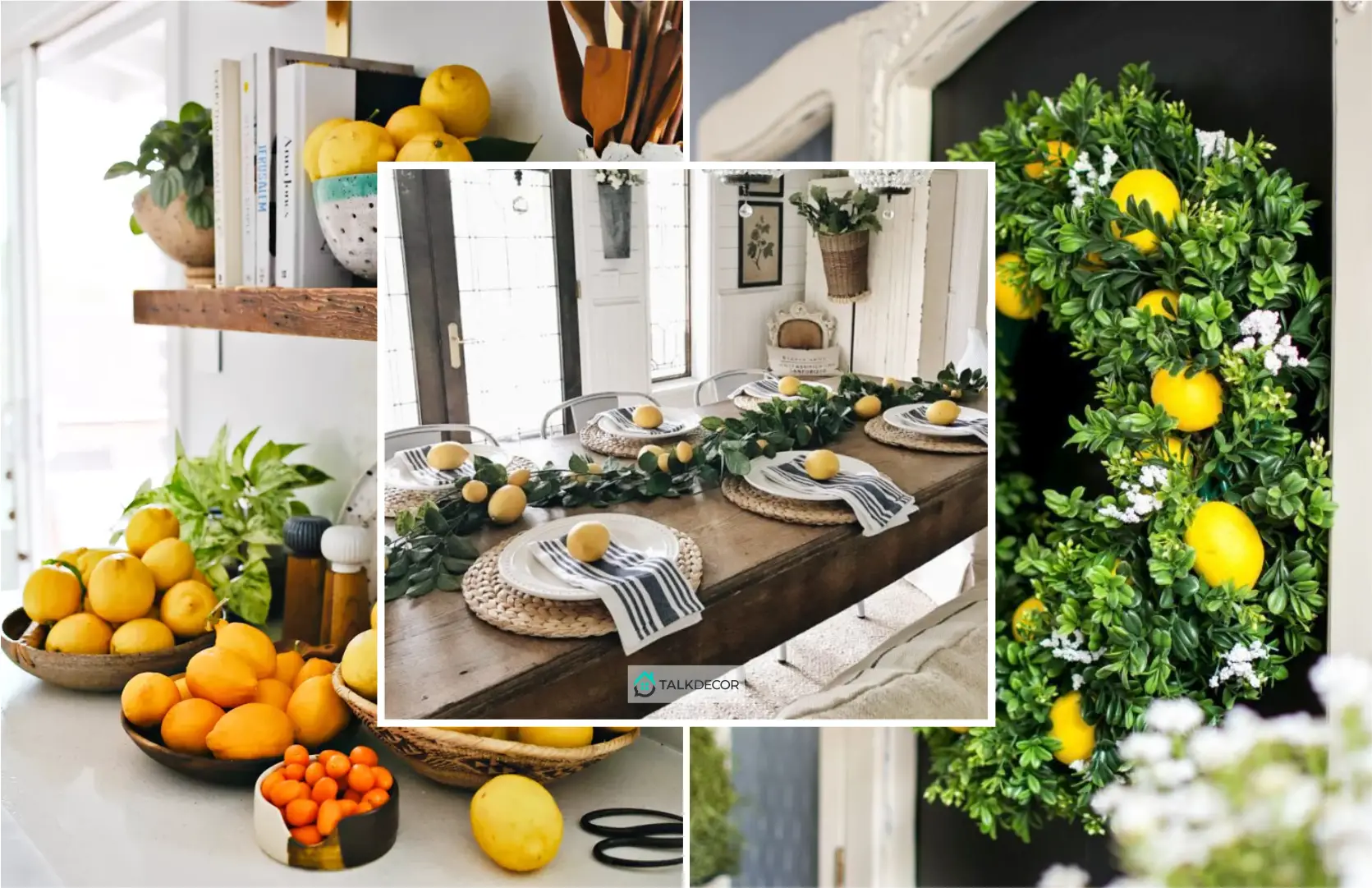Easy Summer Decoration with Citrus Theme