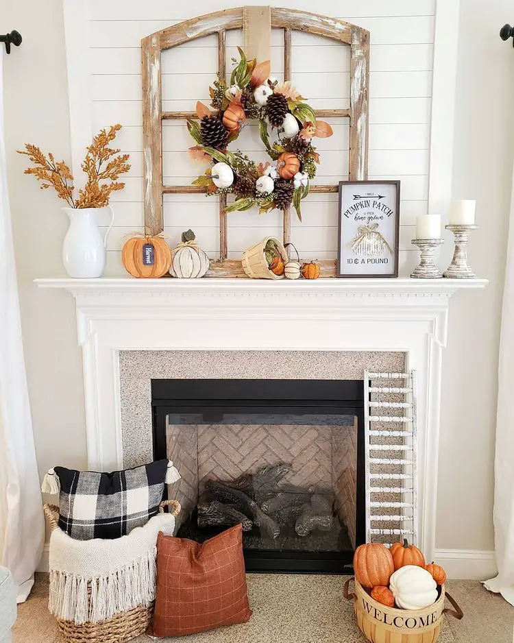 Decorate Your Mantel with these 30 Fall Touch Idea - Talkdecor