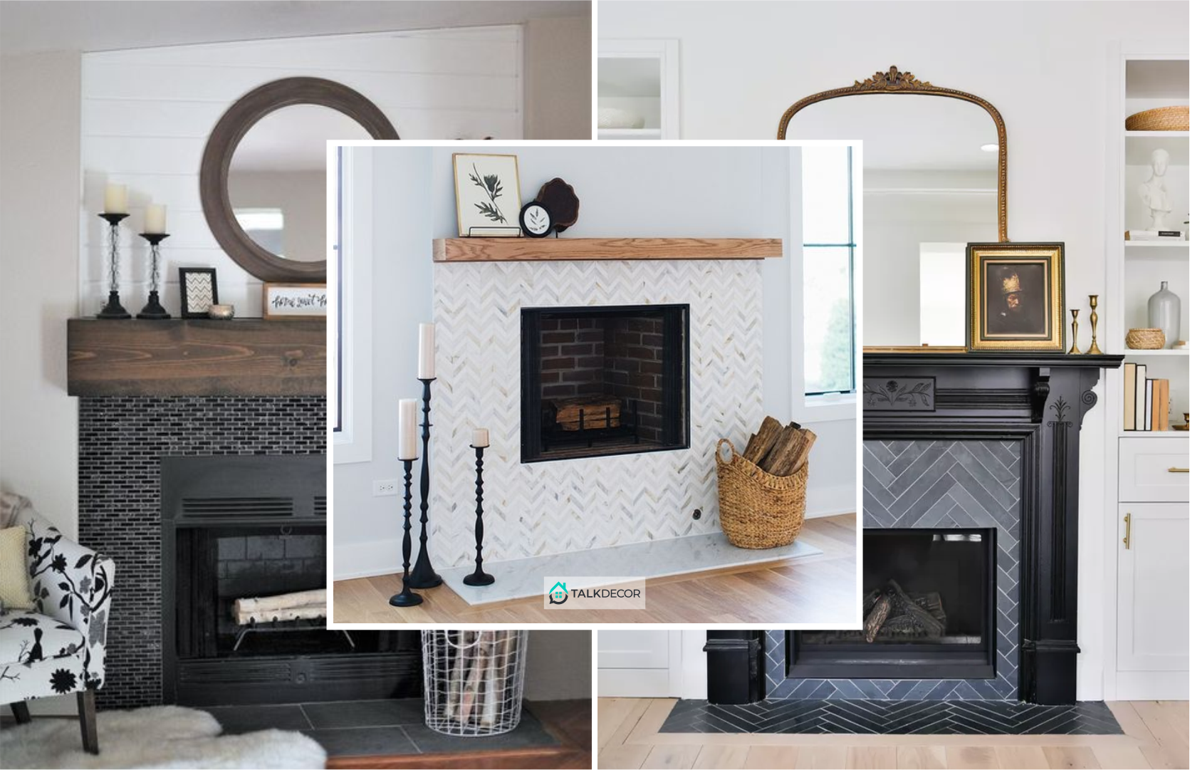 45 Recommended Designs for the Tiled Fireplace