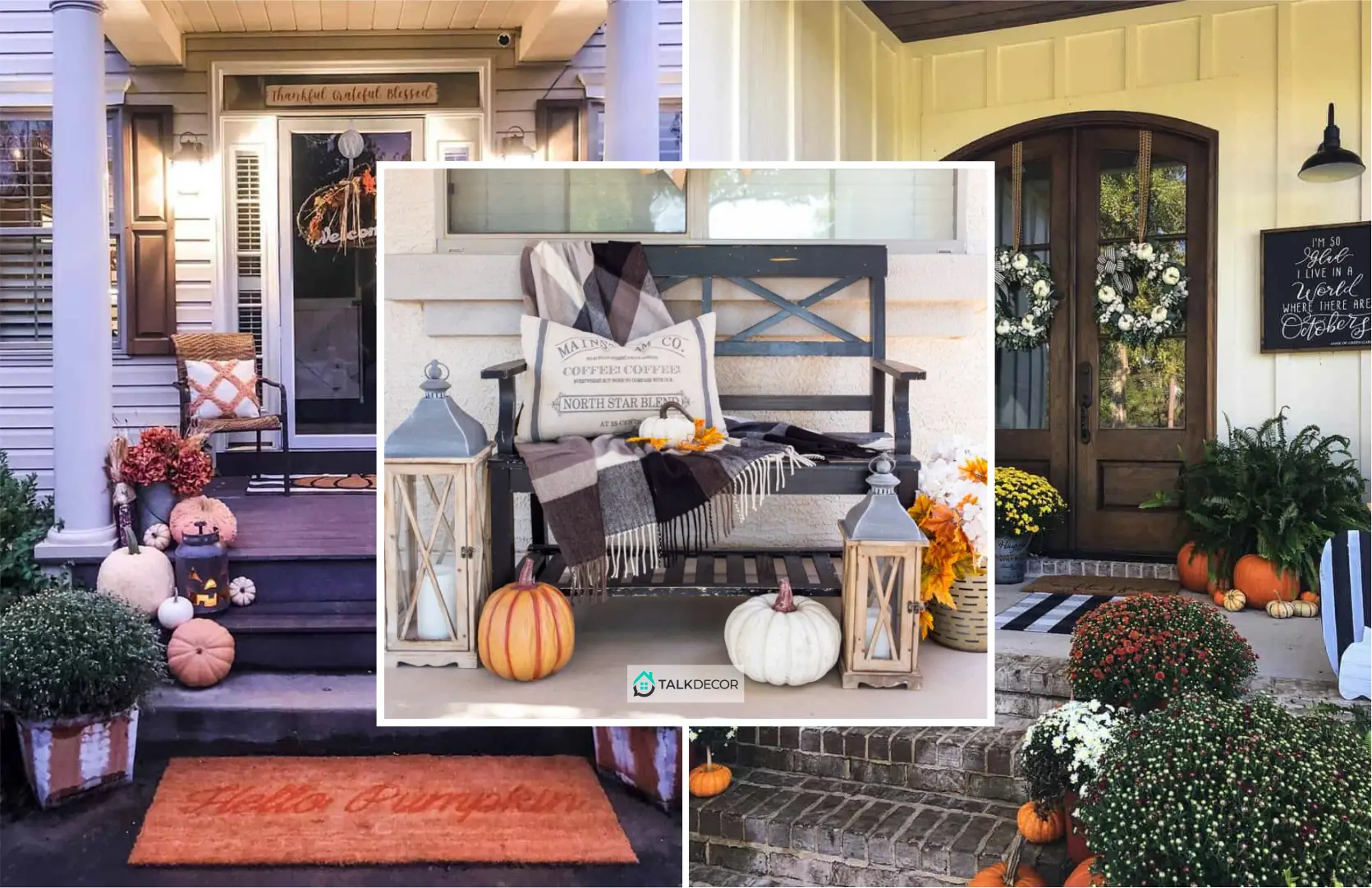 45 Welcoming Fall Front Porch Decors