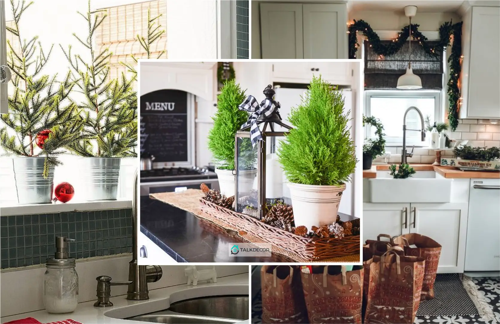 55 Ways to Apply Winter Decoration to Your Kitchen
