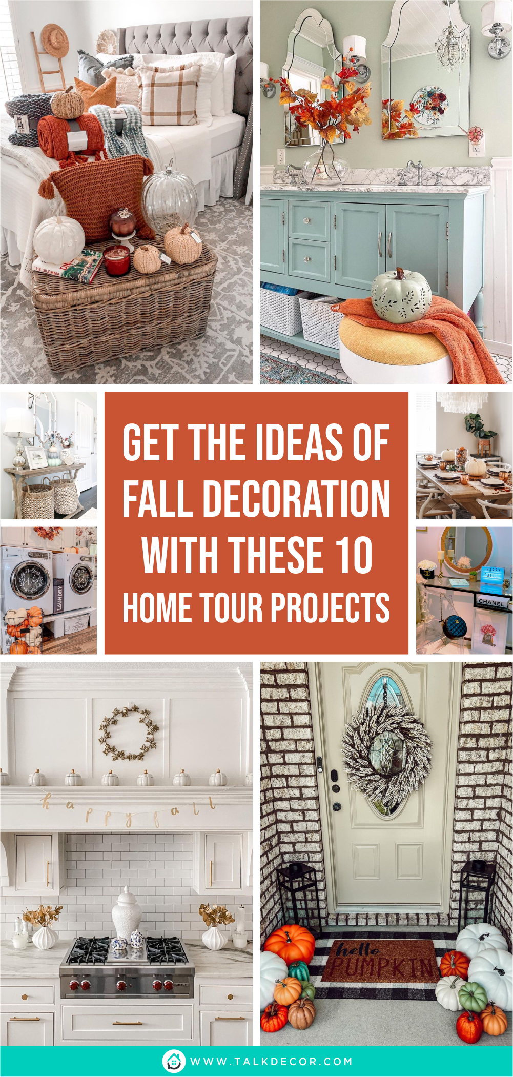 Get the Ideas of Fall Decoration with these 10 Home Tour Projects ...