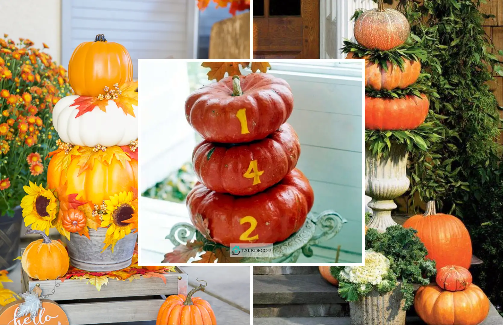 How to Make Tiered Pumpkins for Your Fall Home Decor