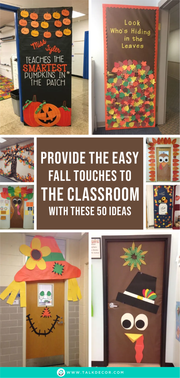 Provide the Easy Fall Touches to the Classroom with these 50 Ideas ...