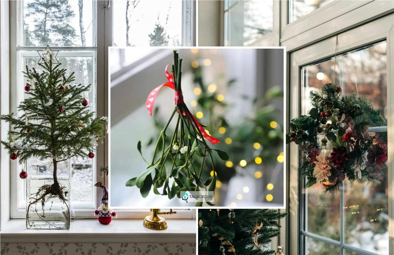 Decorate Your Window with Christmas Touches by Using these 40 Ideas