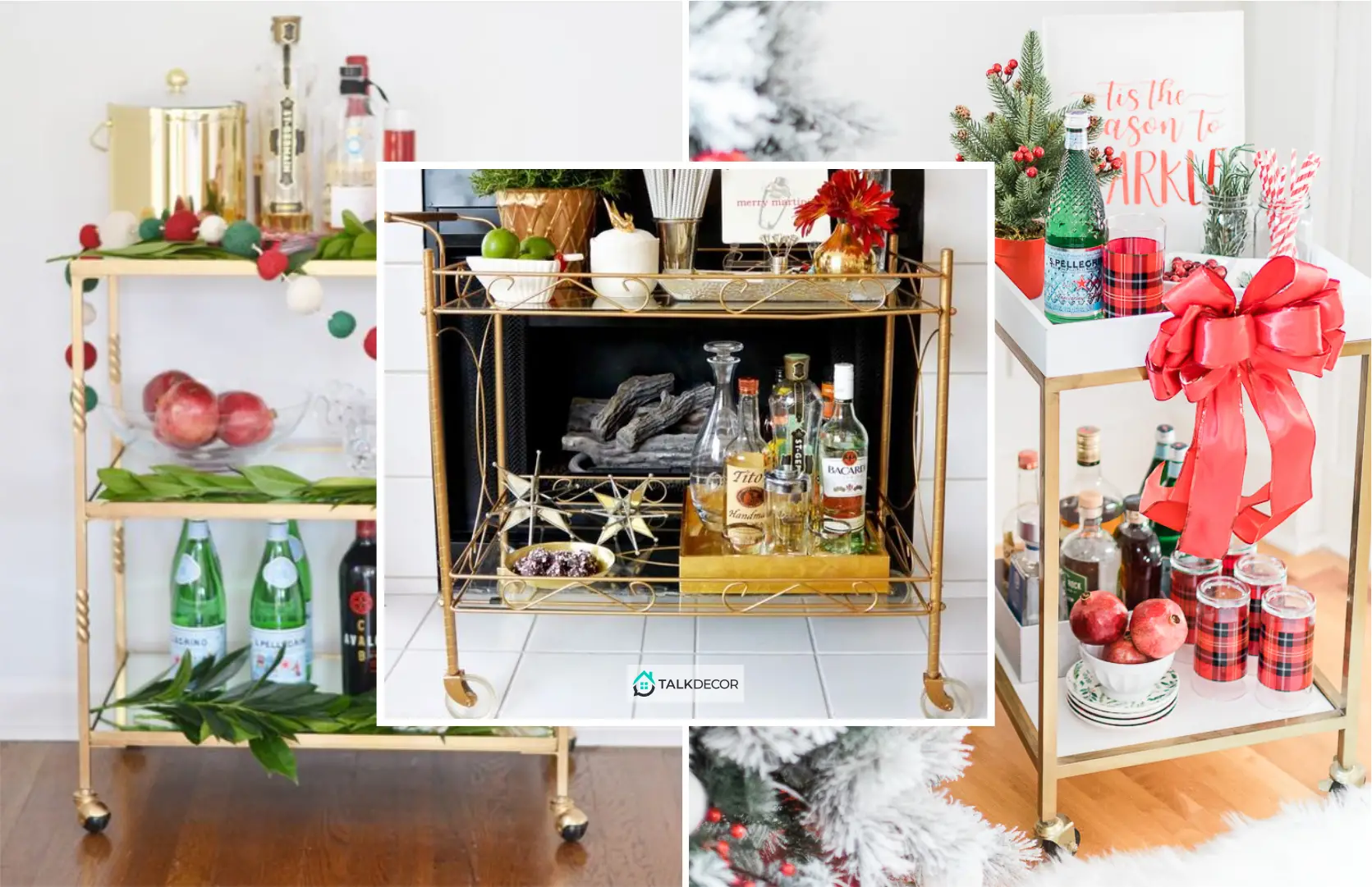 Getting Ready with Your Bar Cart this Christmas