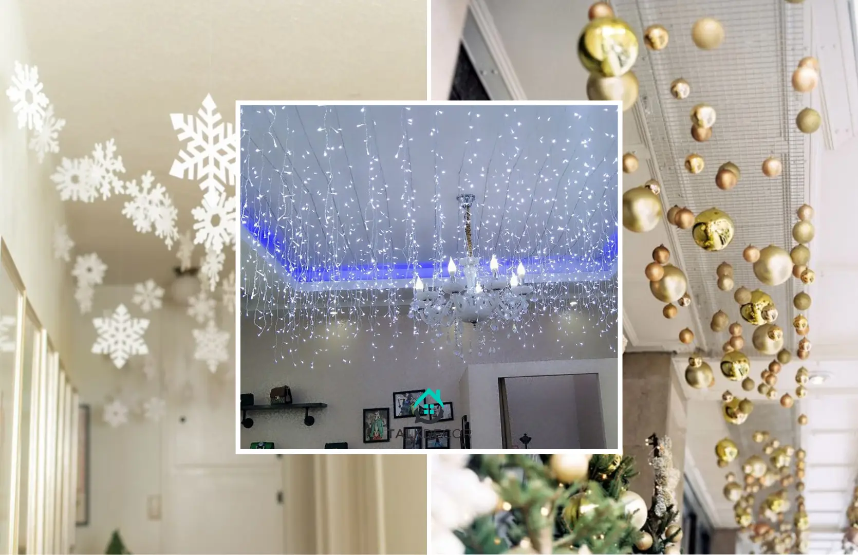 How to Decorate Your Ceiling with Winter Touches