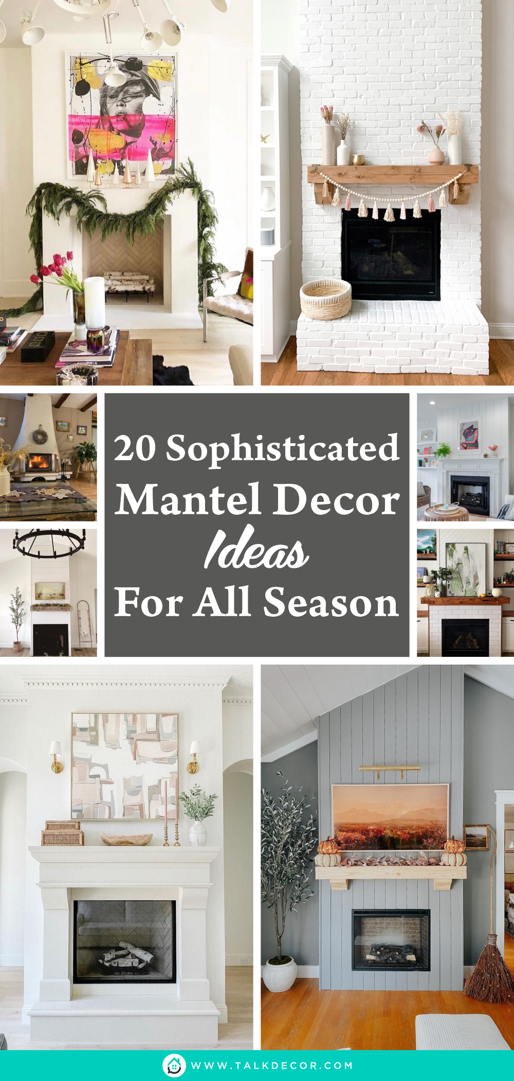 20 Sophisticated Mantel Decor Ideas For All Season - Talkdecor