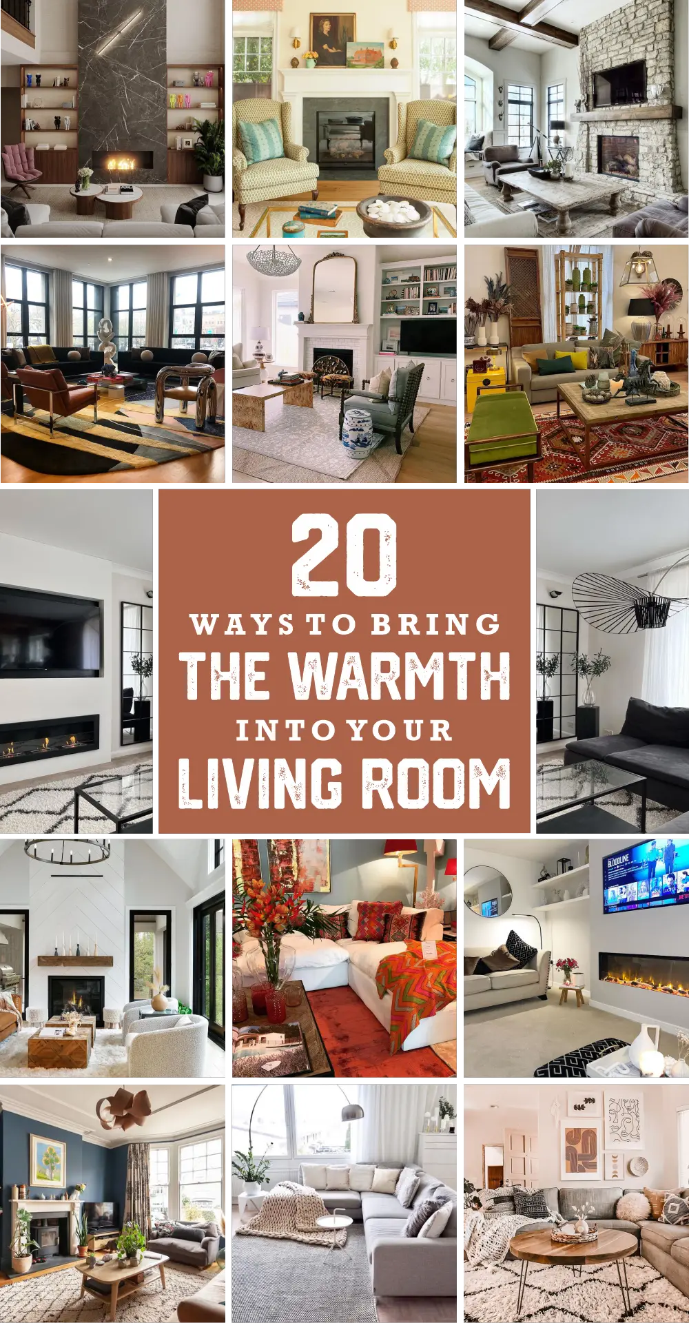 20 Ways to Bring the Warmth into Your Living Room - Talkdecor